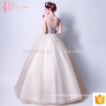 High Quality Sleeveless Ball Gown Princess Embroidery Silk Suzhou Factory Evening Dress